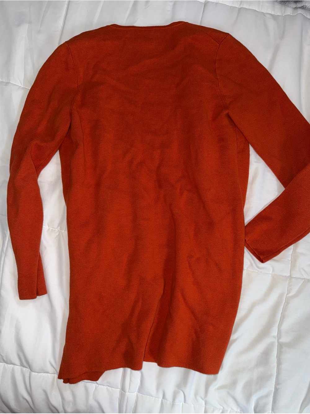 Orange Open-Front Jacket - Picture 2 of 3